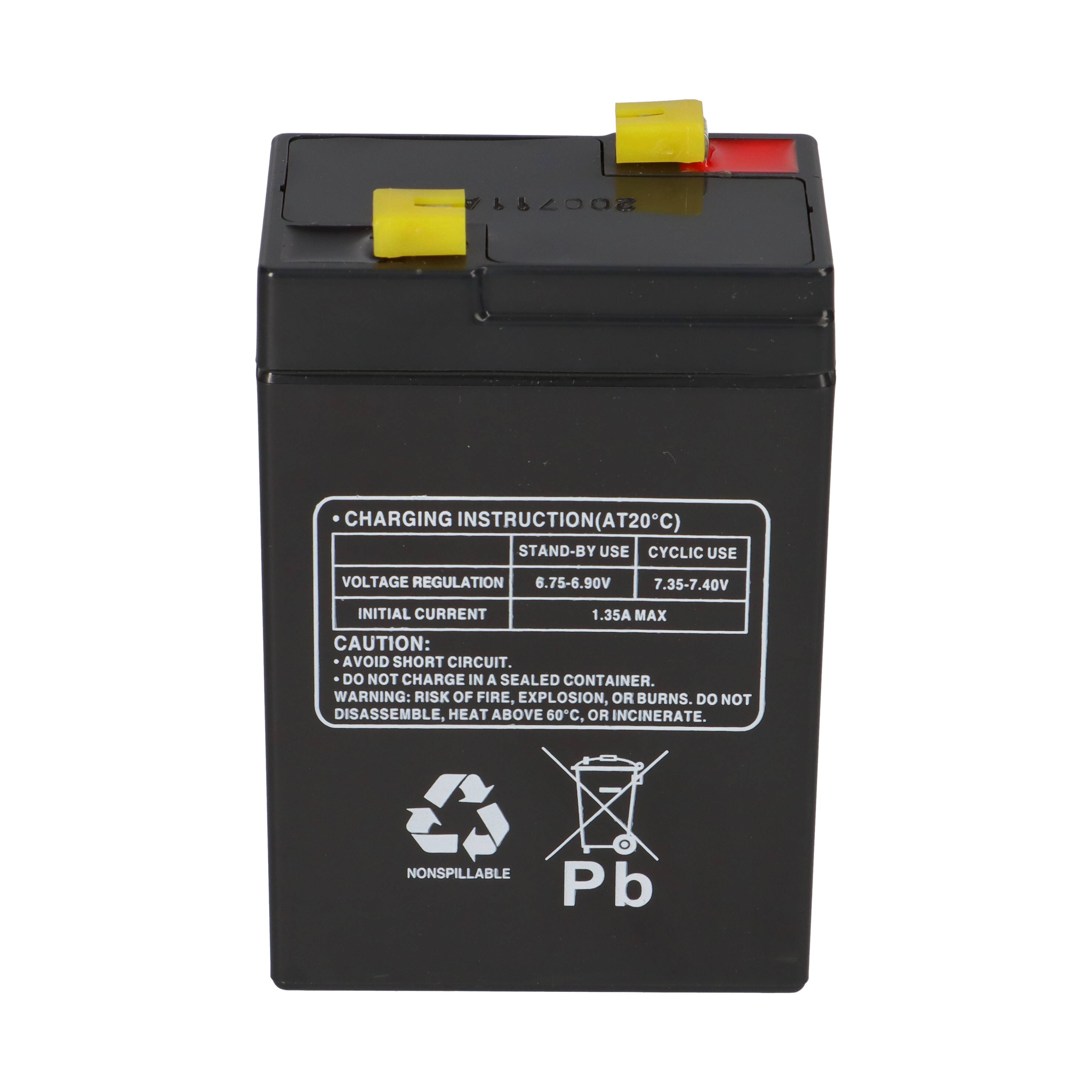 Multipower MP4,5-6 AGM Bleiakku 6V 4,5Ah – F4,8-4