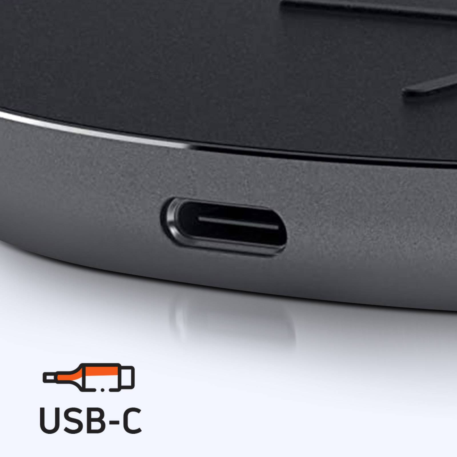 Aluminum PD & QC Wireless Charger space gray Tablets & Smartphones Smartphone Zubehör-2