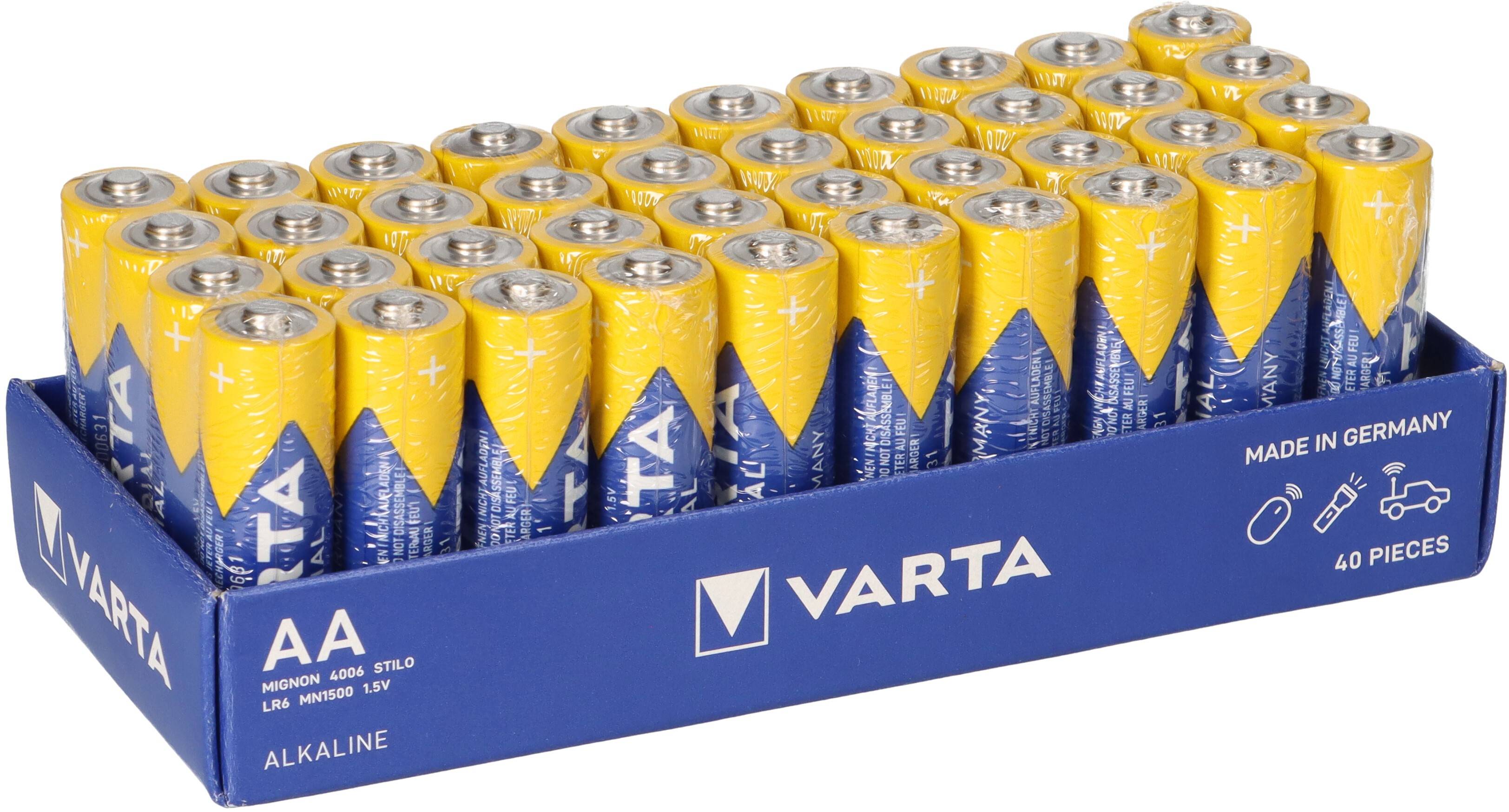 VARTA Industrial Pro 4006 AA LR6 40er Pack – Gewerbe & Service-0
