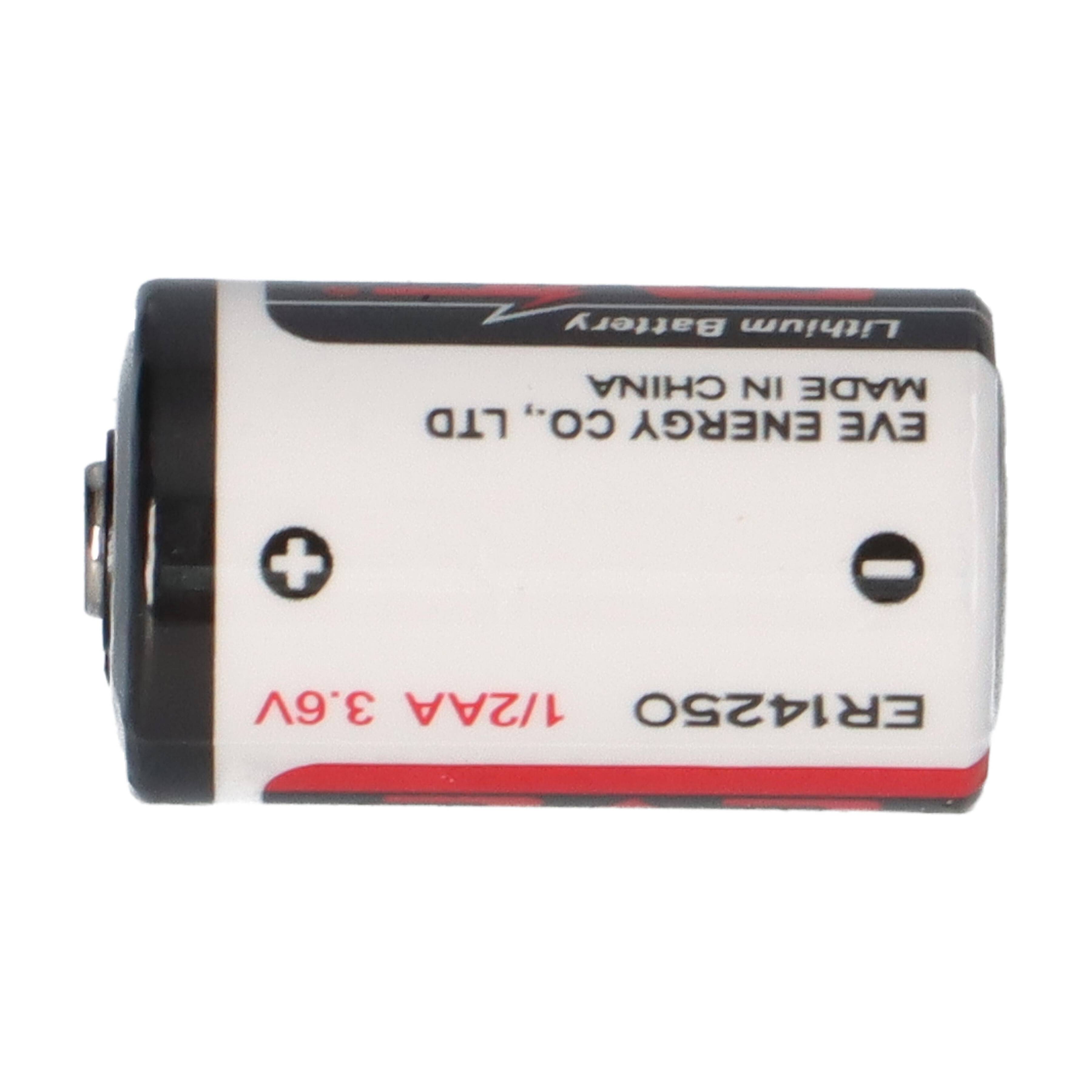 10x EVE Lithium 3,6V Batterie ER14250 1/2 AA ER 14250-3