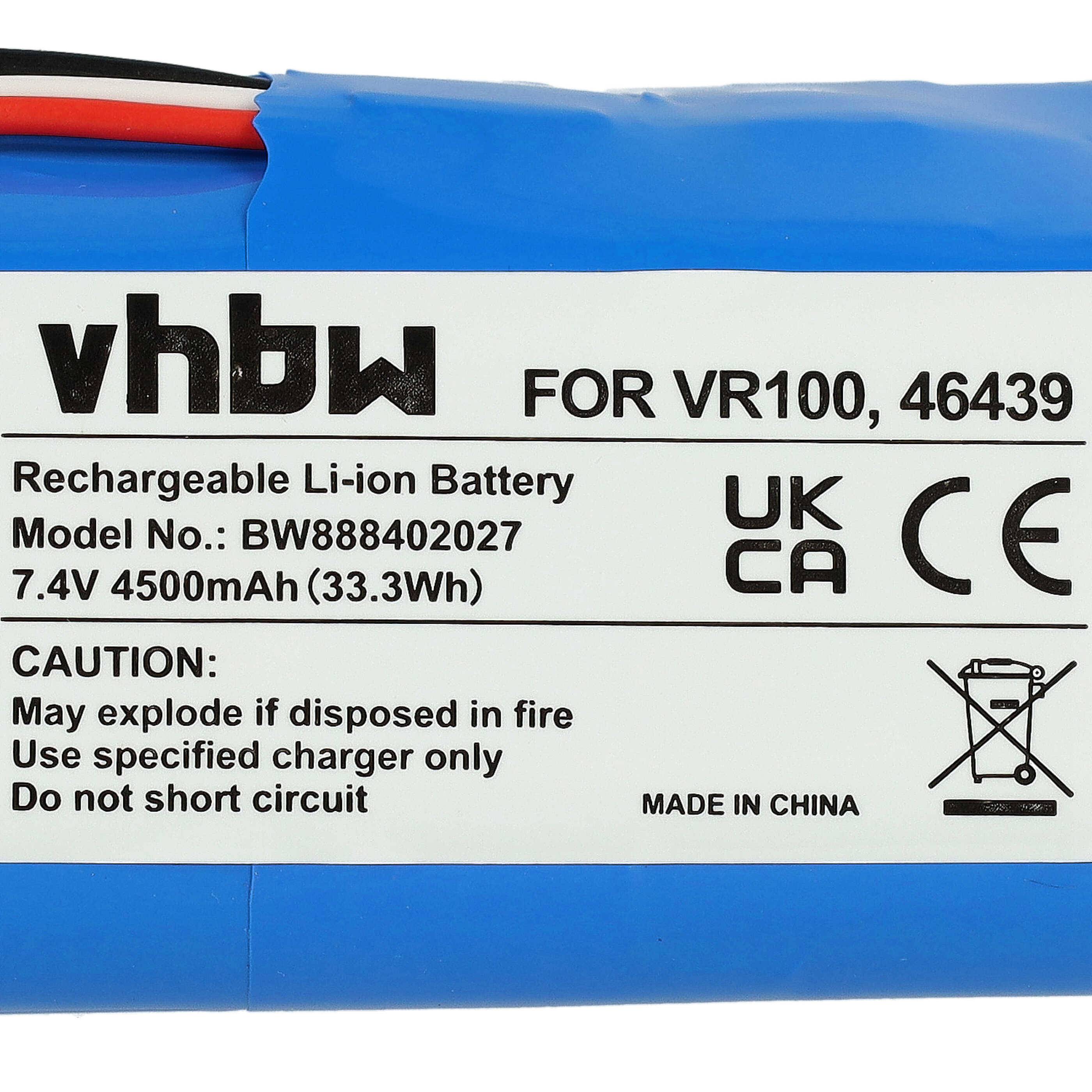 vhbw 2x Akku Ersatz für Vorwerk PN46439 | SCM61932, 46439 für Home Cleaner Heimroboter (4500mAh, 7,4V, Li-Ion)-4