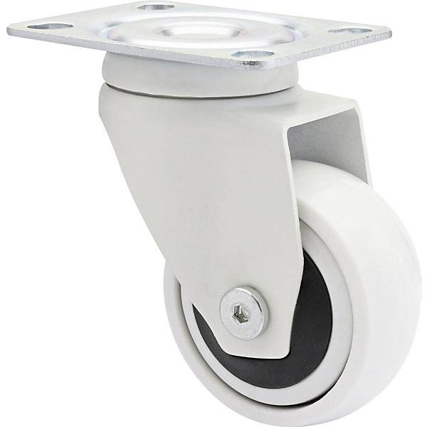 Möbel-Lenkrolle 3C-Serie Radbreite 20 mm VE 4 Stk Ø 50 mm Lenkrolle. Wagner System GmbH 74875349-0