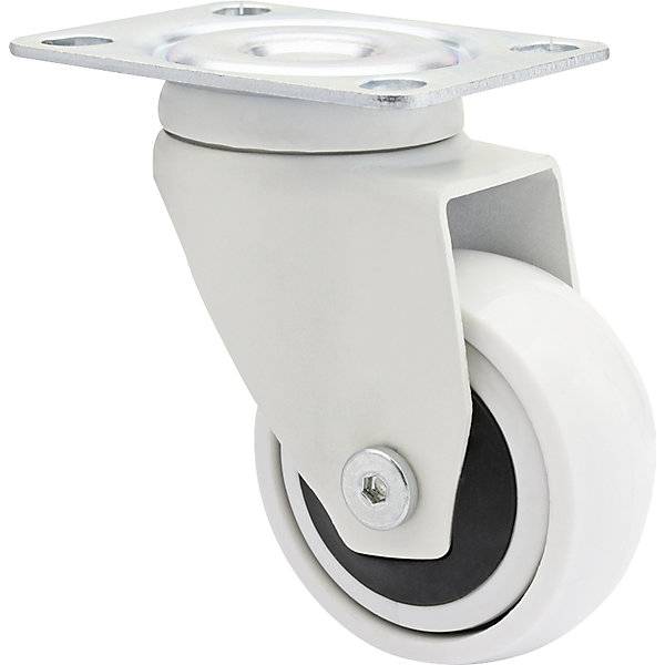 Möbel-Lenkrolle 3C-Serie Radbreite 20 mm VE 4 Stk Ø 50 mm Lenkrolle. Wagner System GmbH 74875349-1