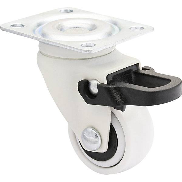 Möbelrolle 3C-Serie Radbreite 12 mm VE 10 Stk Ø 25 mm Lenkrolle mit Feststeller. Wagner System GmbH 74874649-0