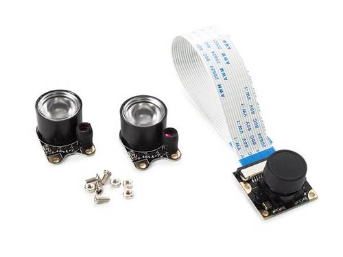Kameramodul mit 2 IR-Leuchten für Raspberry Pi