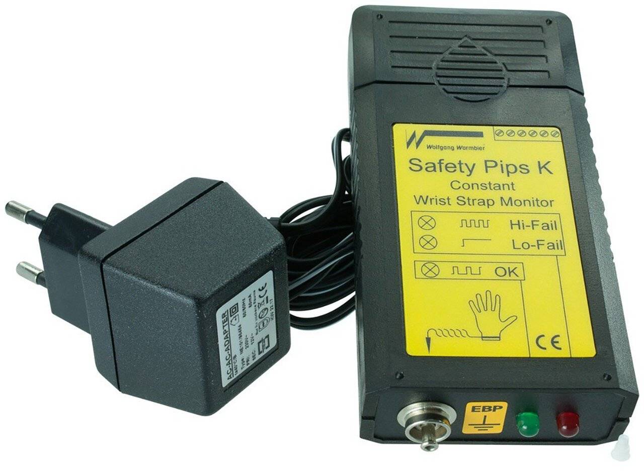 ESD Prüfgerät Safety-Pips K mit Meldekontakt-0