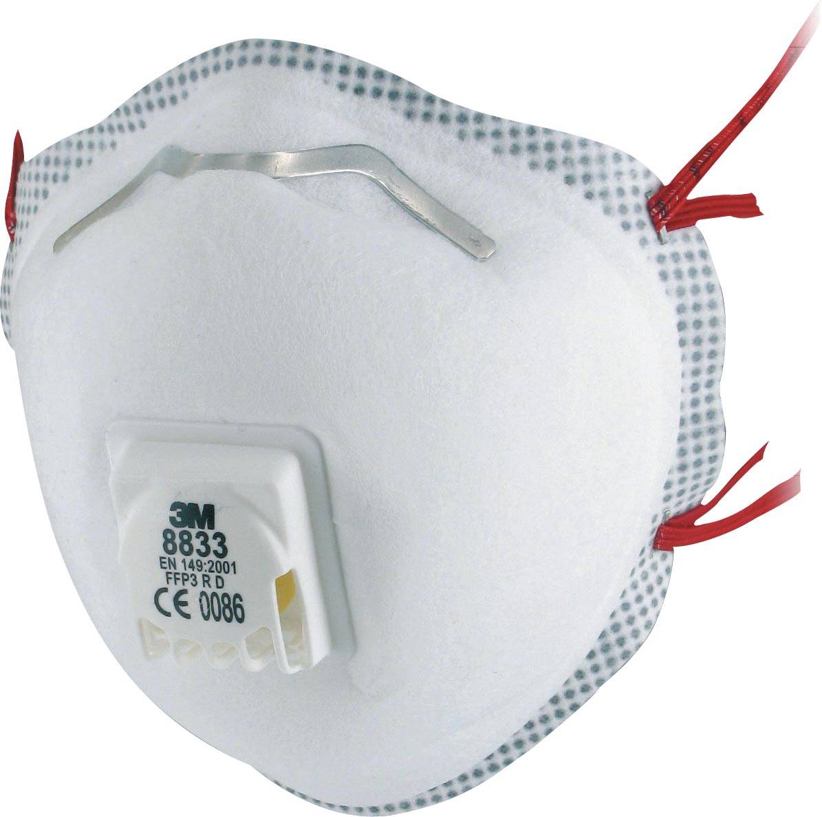 3M - Atemschutzmasken Cool Flow™ 8833 FFP3 DIN EN 149:2001, A1:2009, 2 St.-0
