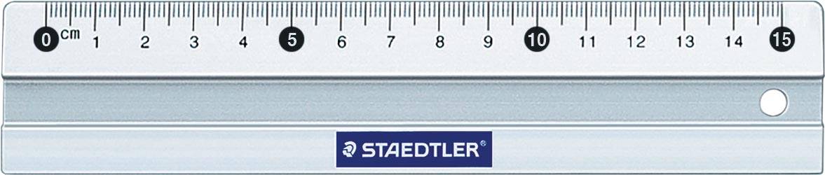 STAEDTLER Metall-Lineal, aus Aluminium, 150 mm (5653962)-1