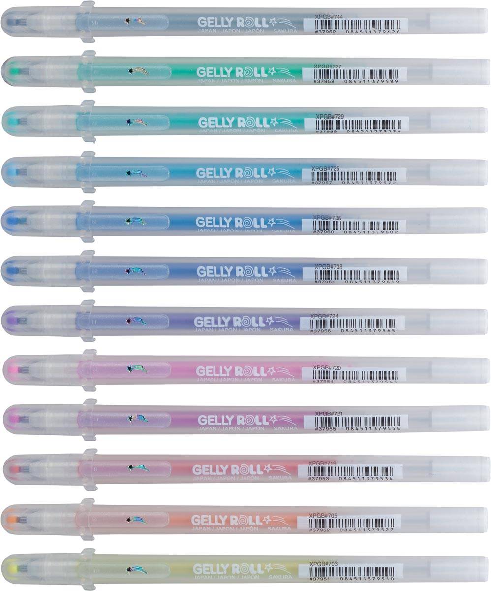 SAKURA Gel-Tintenroller Gelly Roll Stardust, 12er Etui (8012204)-1