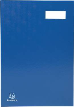 EXACOMPTA Unterschriftenmappe, DIN A4, 20 Fächer, blau