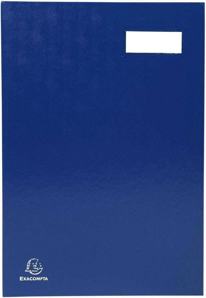 EXACOMPTA Unterschriftenmappe, DIN A4, 20 Fächer, blau-4