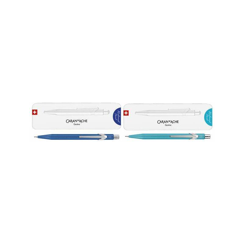 CARAN D'ACHE Druckbleistift 844 Colormat-X, 0,7 mm, türkis (86040668)-0
