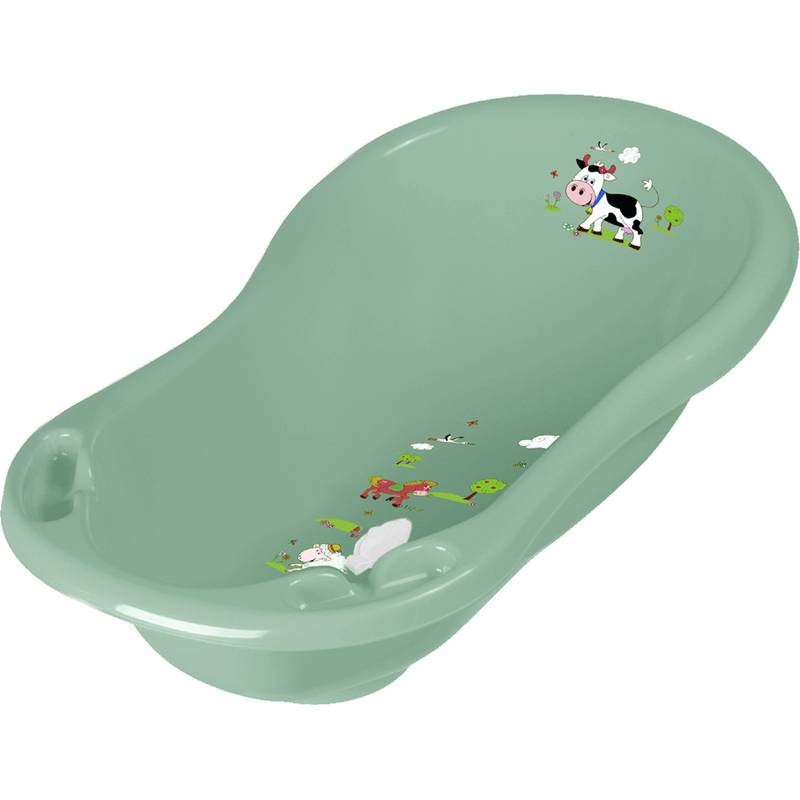 keeeper kids Babywanne "maria Funny Farm", mit Stöpsel, grün-0