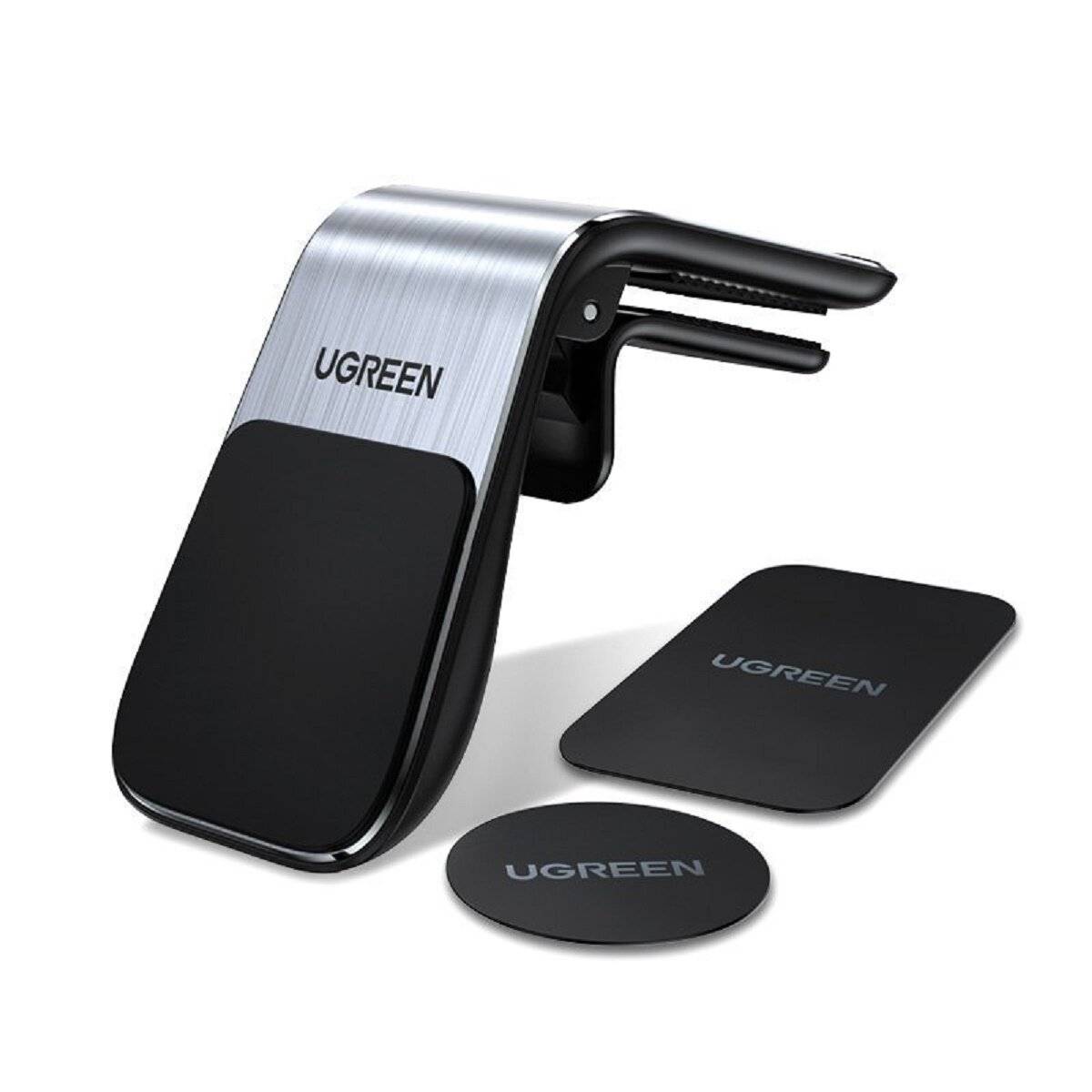 Ugreen KFZ-Halterung magnetischer Autohalter Handyhalterung für das Lüftungsgitter, Silber (LP290)-1