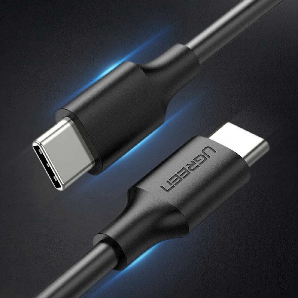 Ugreen USB Type C Lade- und Datenkabel Power Delivery und Quick Charge 3A 3m Schwarz (US286)-1