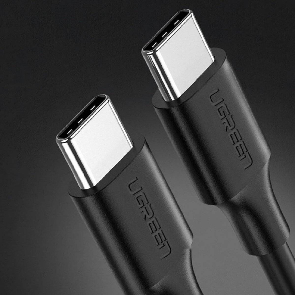 Ugreen USB Type C Lade- und Datenkabel Power Delivery und Quick Charge 3A 3m Schwarz (US286)-2