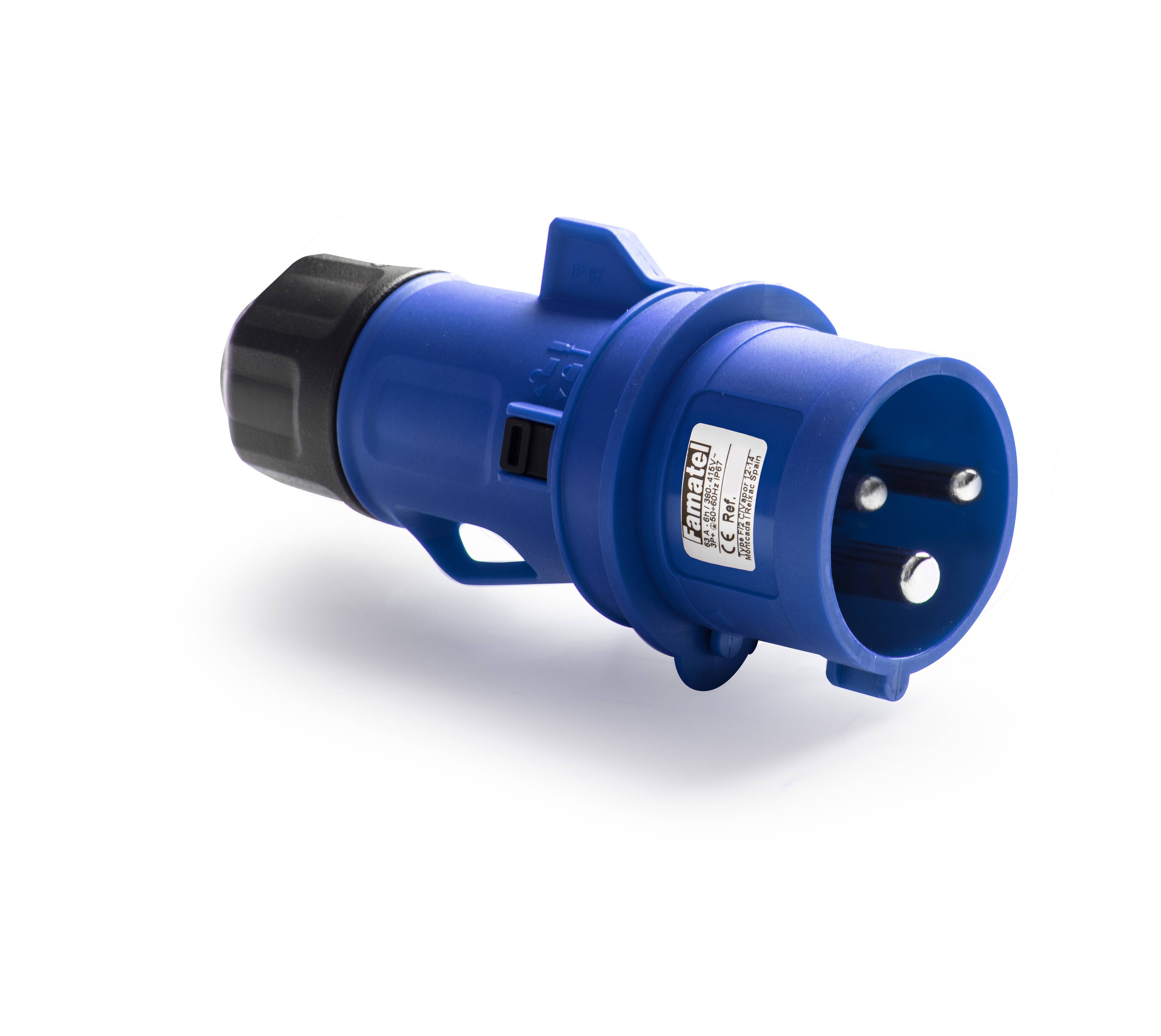 Famatel CEE Stecker 16A 3polig 230V IP54 1St-0