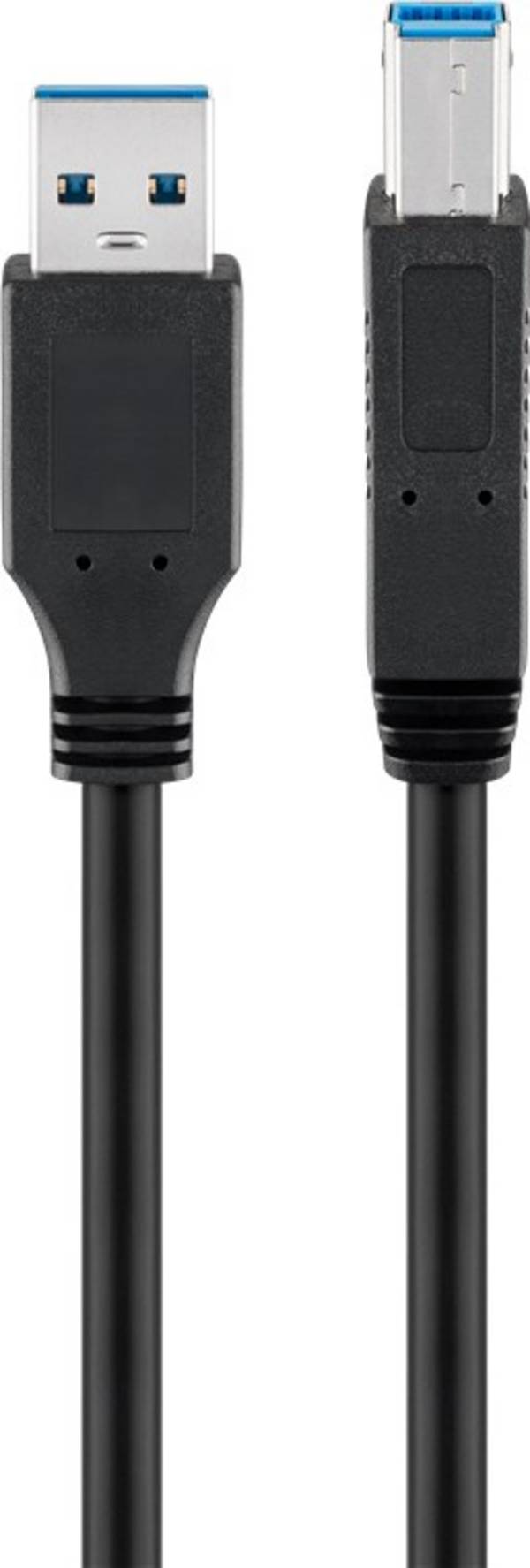 Goobay 93654 USB A 3.0 auf USB B Druckerkabel / Typ B Kabel / 5 Gbits / USB-B für Drucker & Scanner / Schwarz / 3m