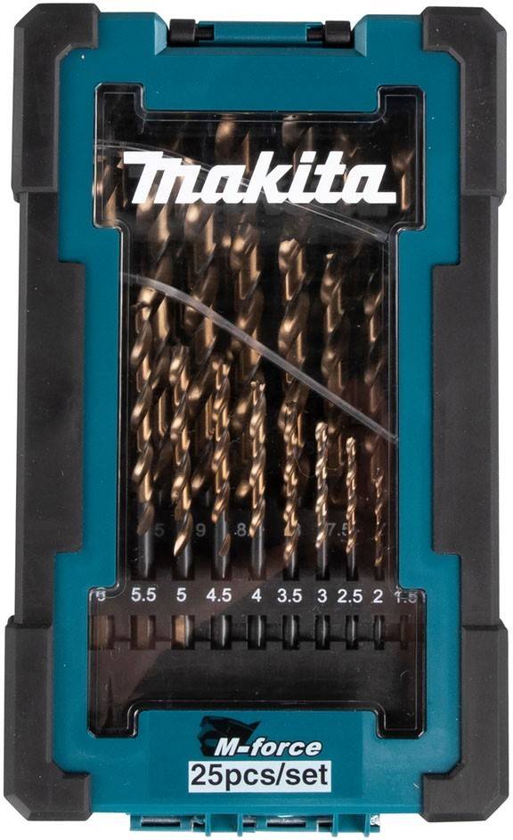 Bohrer-Set D-67599 M-Force 25-tlg. D.1-13mm MAKITA-1