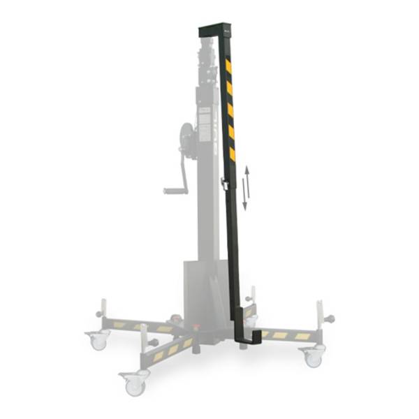 GUIL ADT-100 - Adapter Festzeltmontage passend für Teleskop-Lift ELC-730/R (Länge einstellbar 90 - 135 - 142 cm) - in