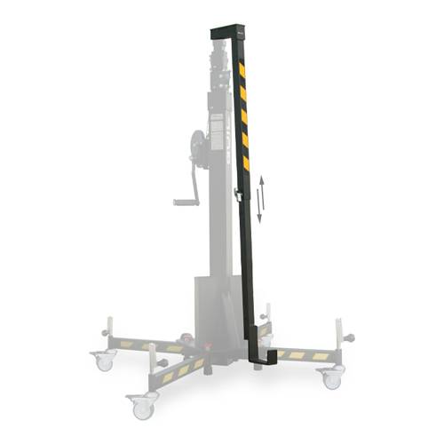 GUIL ADT-100 - Adapter Festzeltmontage passend für Teleskop-Lift ELC-730/R (Länge einstellbar 90 - 135 - 142 cm) - in-0