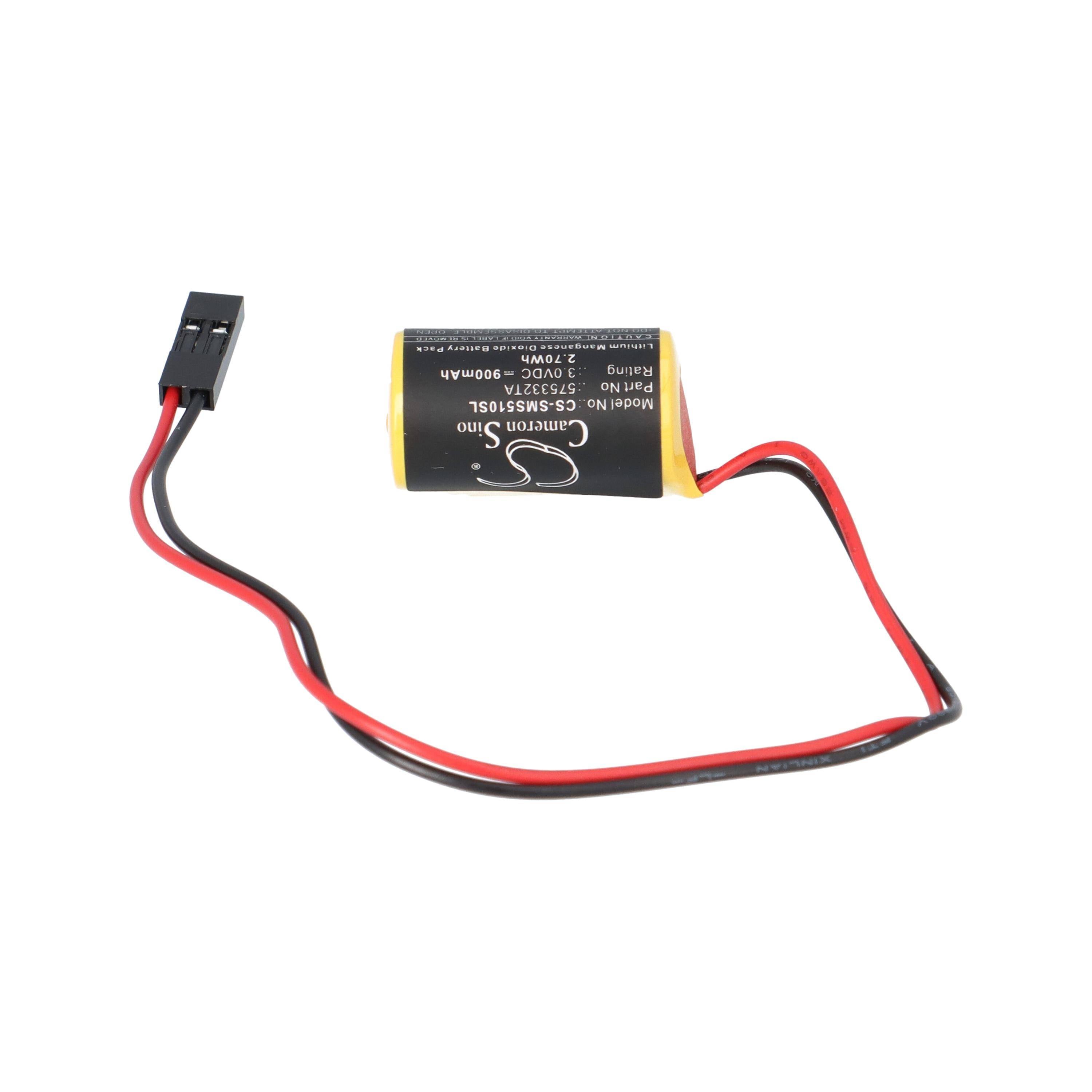 Lithium 3 V Batterie CR1/2AA 2-poliger Dupont-Stecker im 2,54-mm Raster Siemens 575332TA – 950 mAh-3