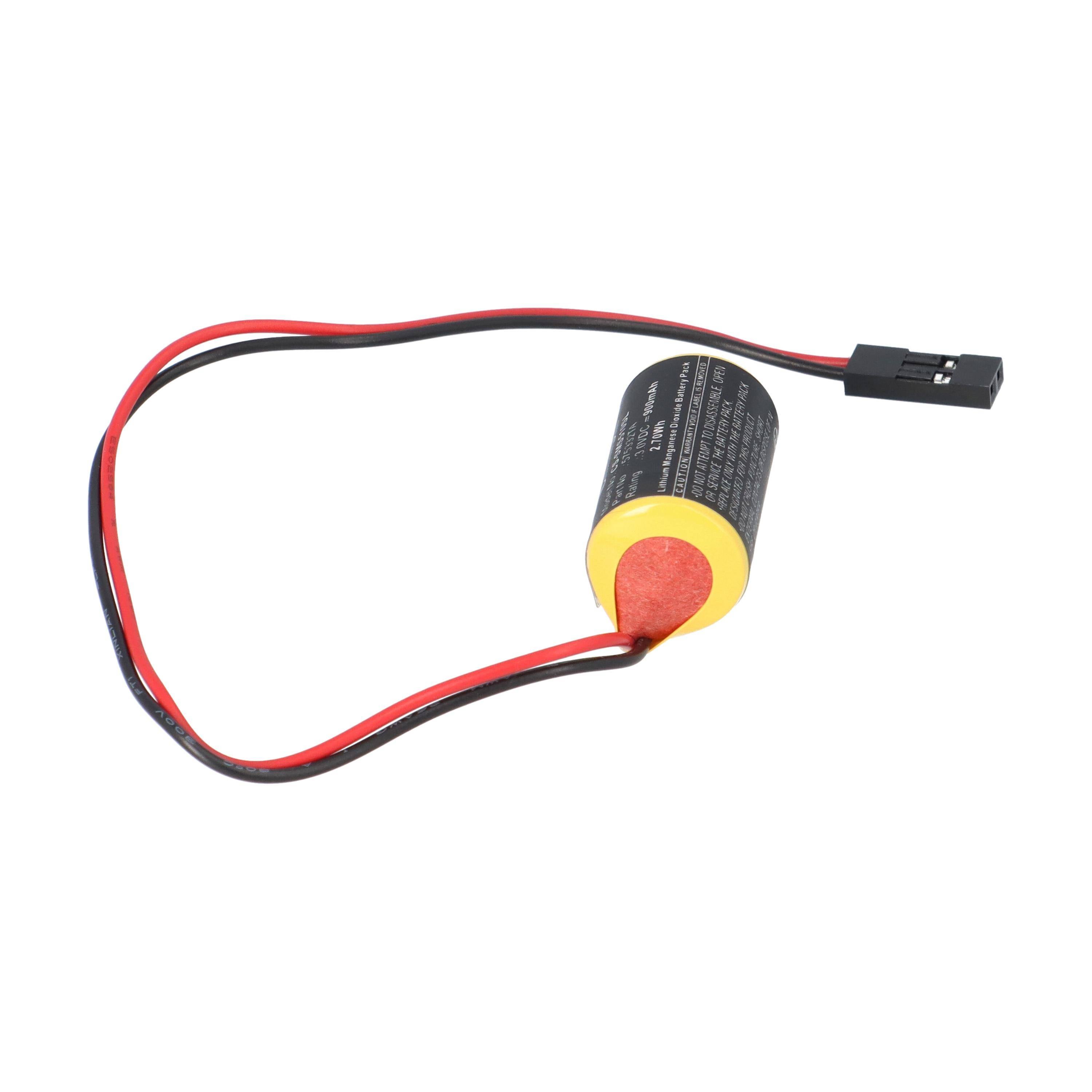 Lithium 3 V Batterie CR1/2AA 2-poliger Dupont-Stecker im 2,54-mm Raster Siemens 575332TA – 950 mAh-4