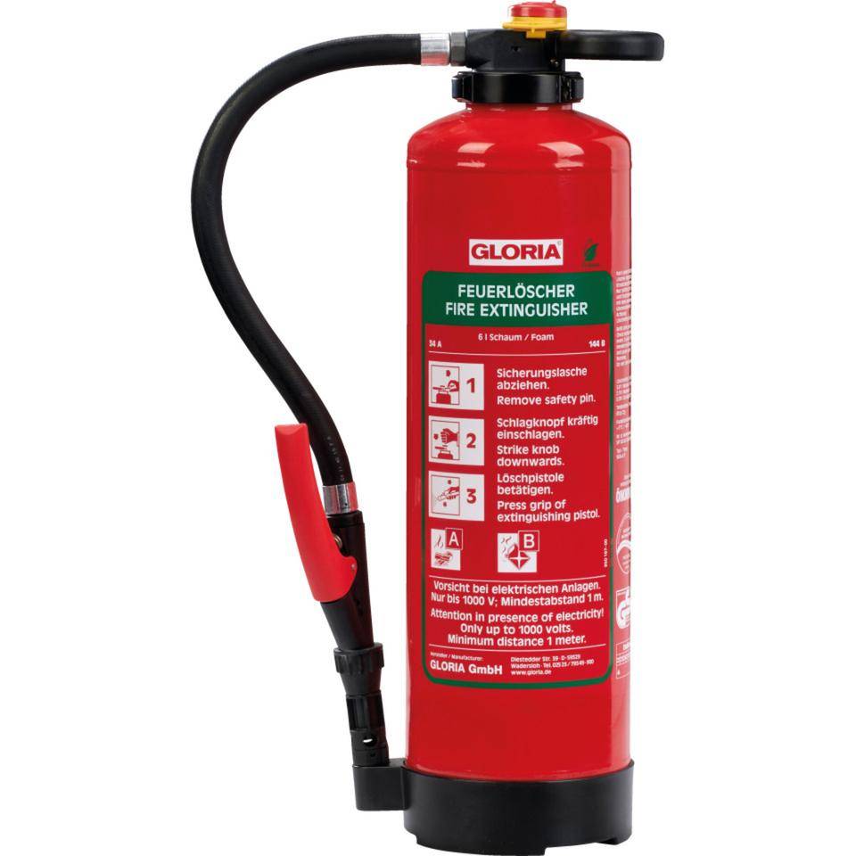 GLORIA Schaumlöscher SKA+ 6PRO, fluorfrei, Löschleistung 10 LE, 10,1kg-0
