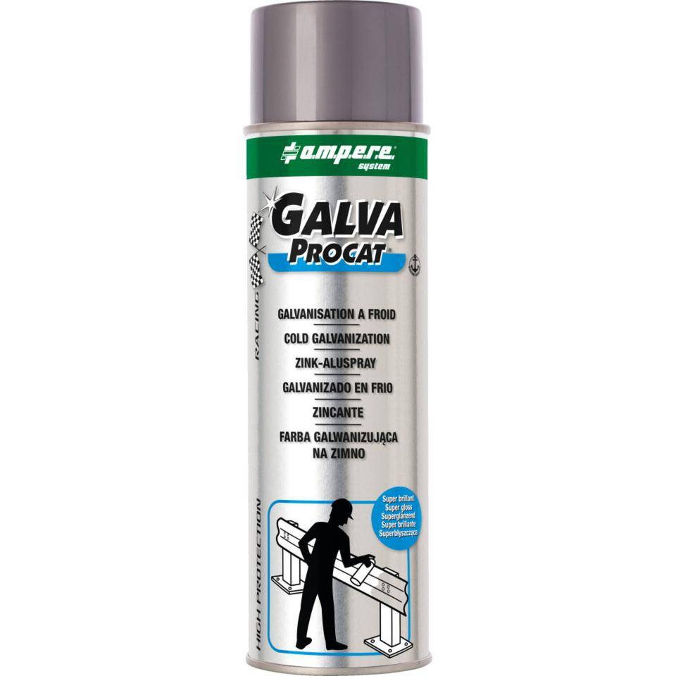 A.M.P.E.R.E. Zinkspray GALVA PROCAT®, superglänzend, 500ml/Sprayflasche-0