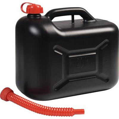 Transportkraftstoffkanister Inh.20l schwarz HD-PE L405xB210xH350mm NOW-0