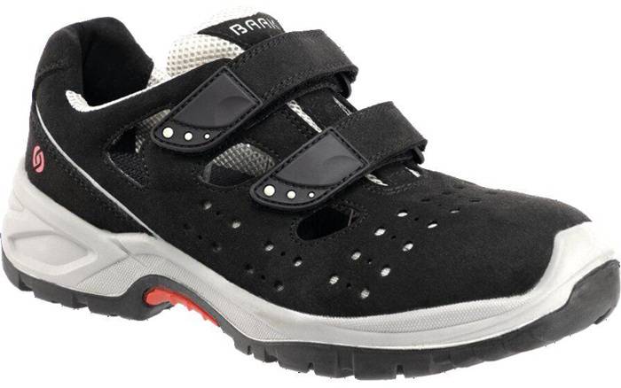 Sicherheitssandale Hardy Gr.43 N schwarz/grau Mikrofaser S1P SRC ESD EN20345-2