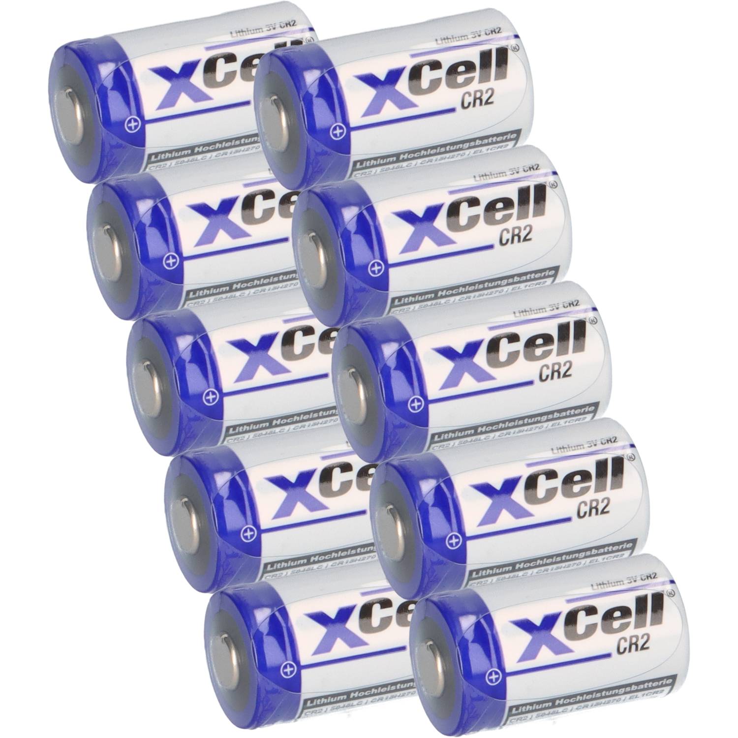 10x XCell CR2 Lithium Batterie 3V 850 mAh – CR15H270-0