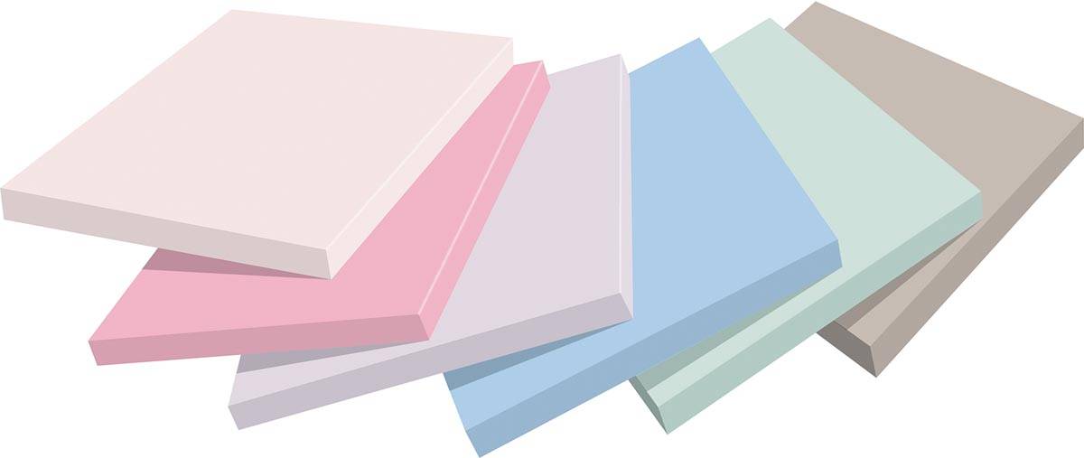 Post-it Haftnotiz 654-6SS-SOUL 76x76mm 90Blatt 6St.-1