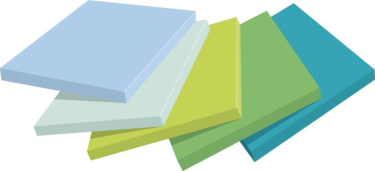Post-it Haftnotizen super sticky notes, 76 x 76 mm, Oasis-2