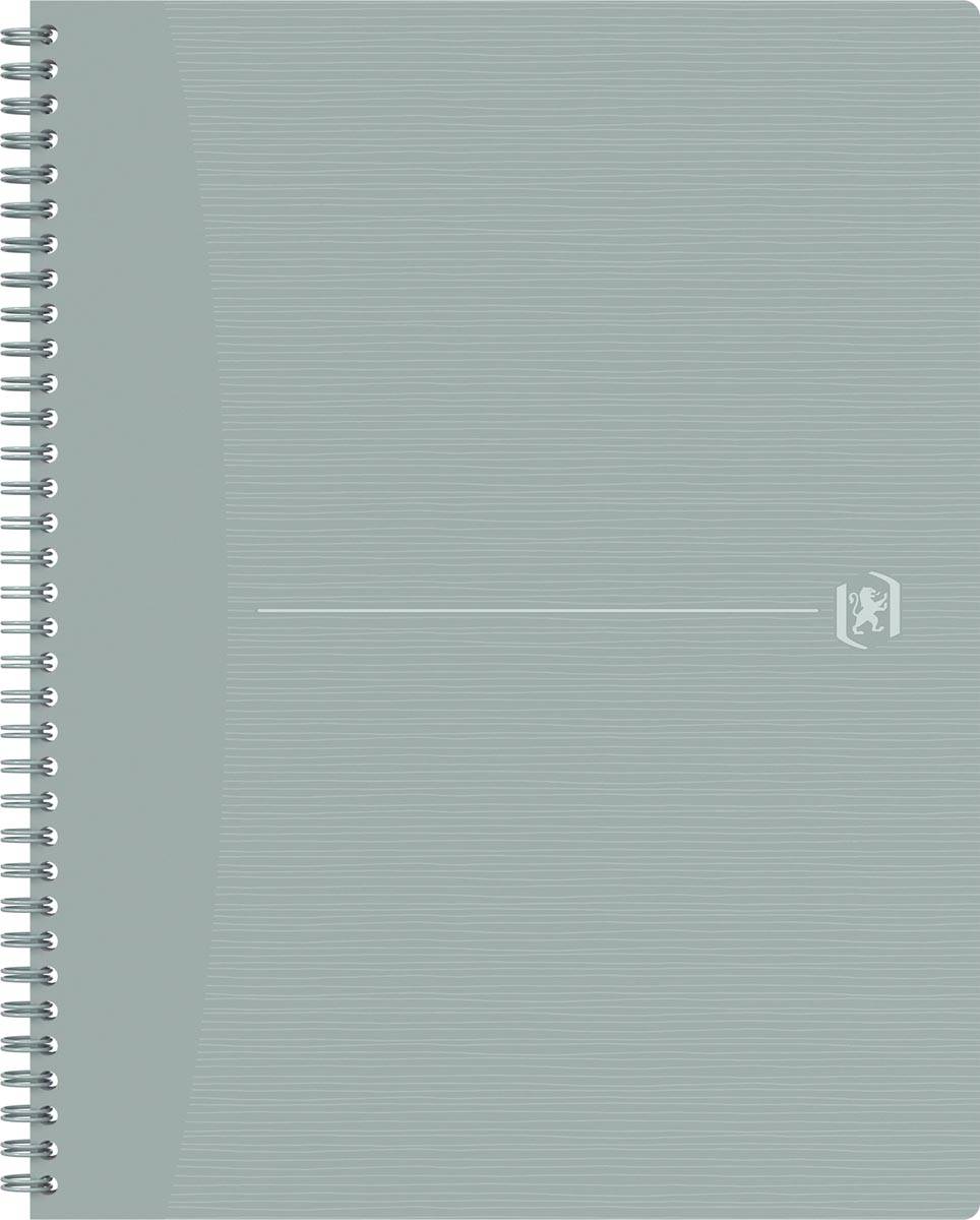 Notizbuch Origins 400150008 A4+ 70 Blatt grau kariert-0