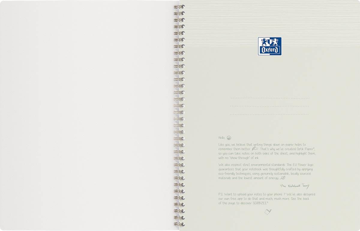 Notizbuch Origins 400150008 A4+ 70 Blatt grau kariert-1