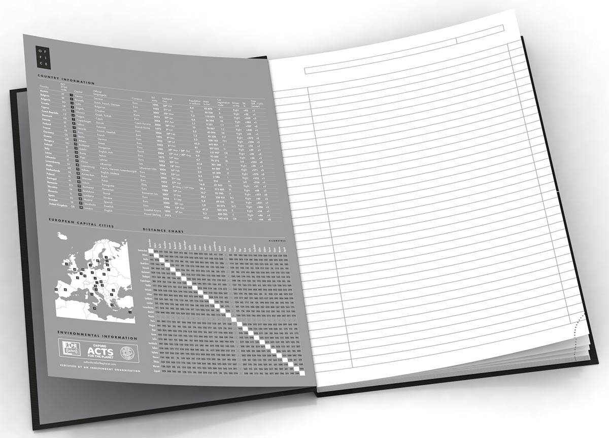 Oxford Notizbuch "Original Blue" - gebunden, DIN A4, liniert-1