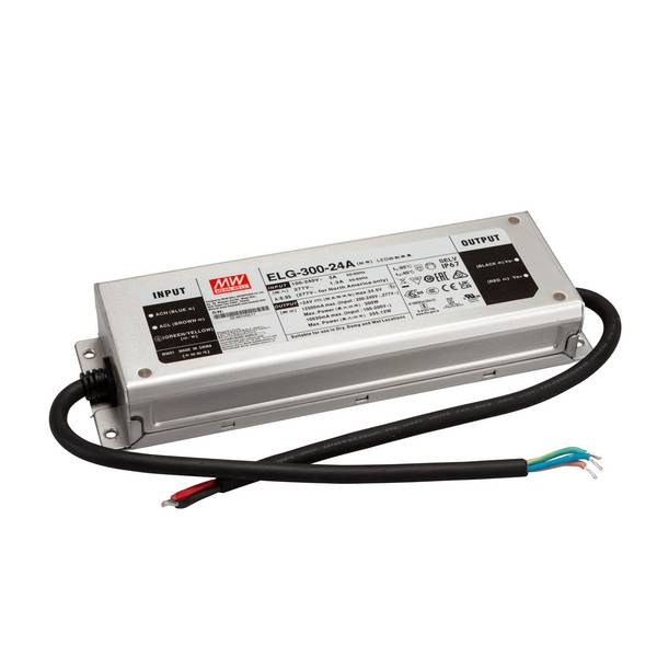 Mean Well ELG-300 IP67 SNT 300W 24V/12,5A CV+CC