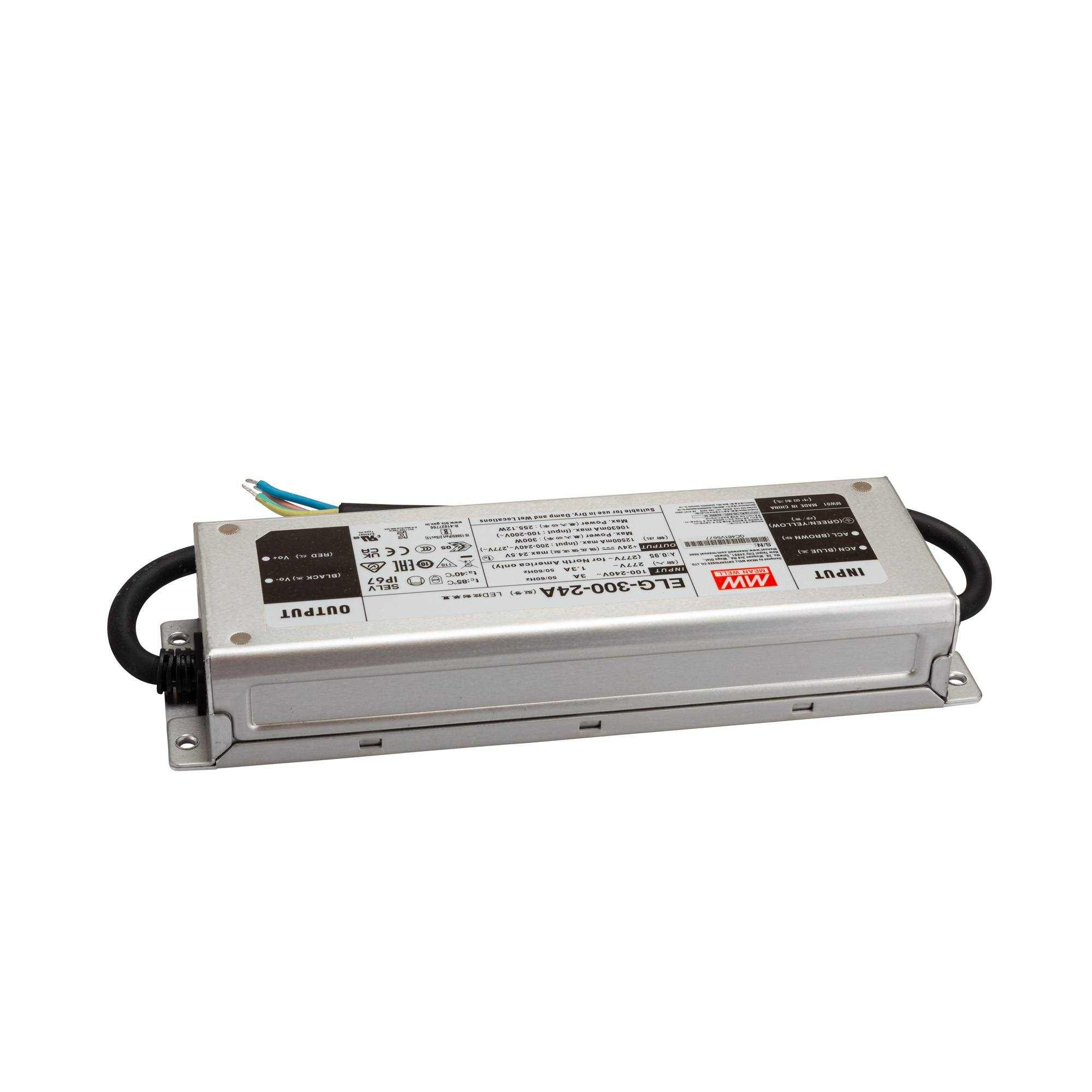 Mean Well ELG-300 IP67 SNT 300W 24V/12,5A CV+CC-2