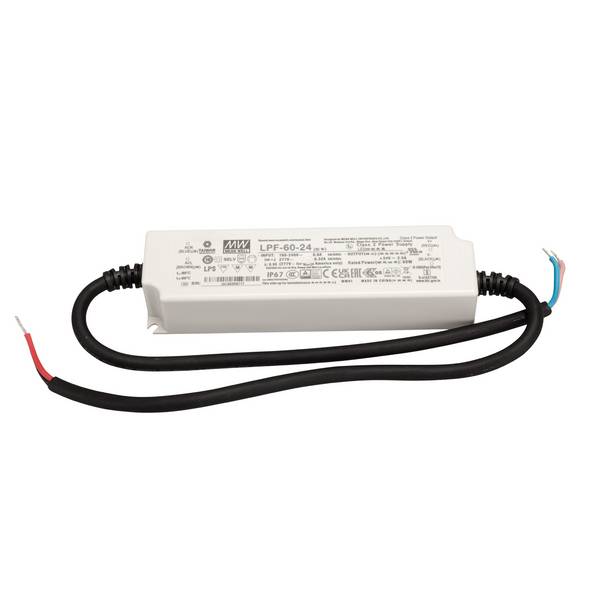 Mean Well LPF-60(D) IP67 SNT IP67 60W 24V/2,5A CV+CC