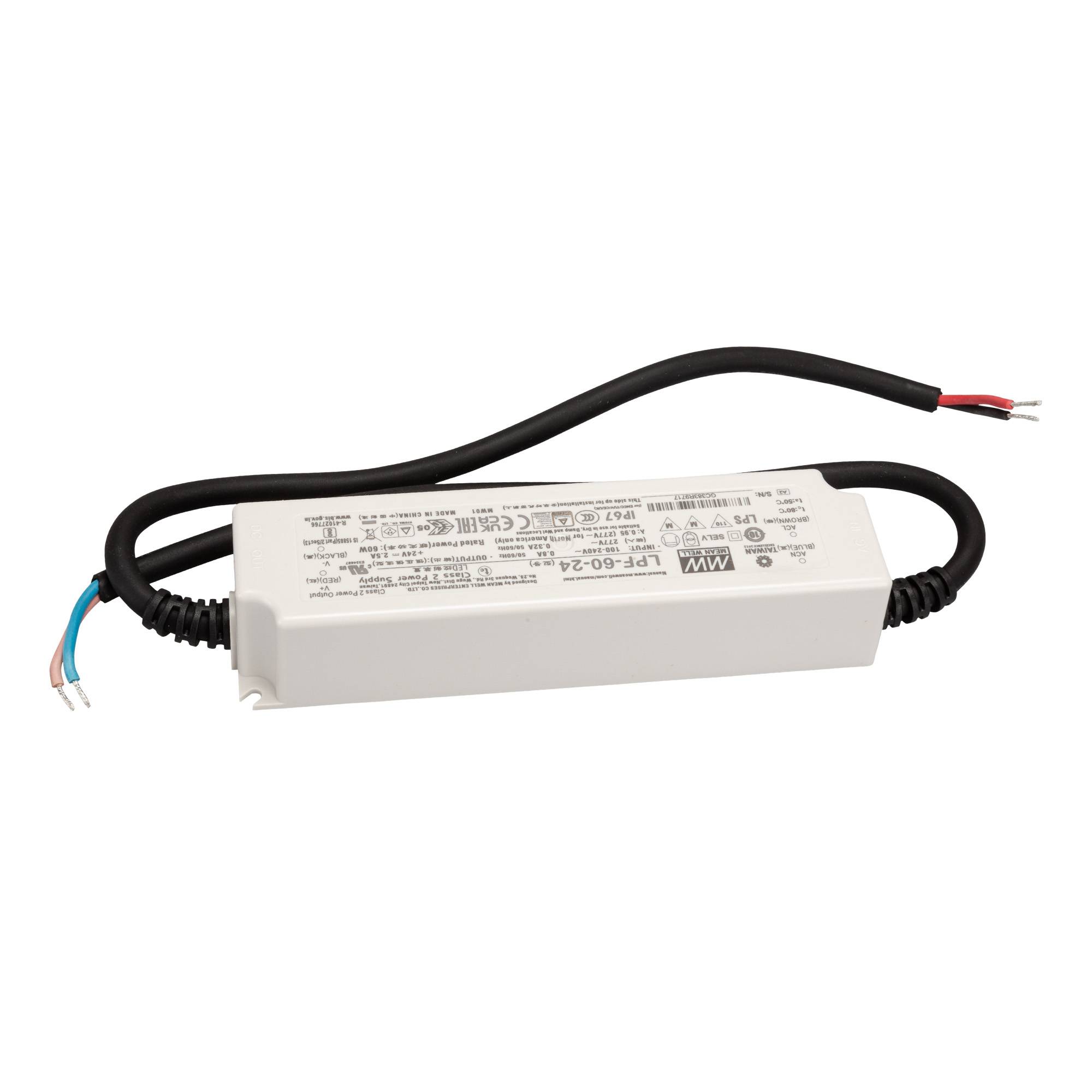 Mean Well LPF-60(D) IP67 SNT IP67 60W 24V/2,5A CV+CC-2