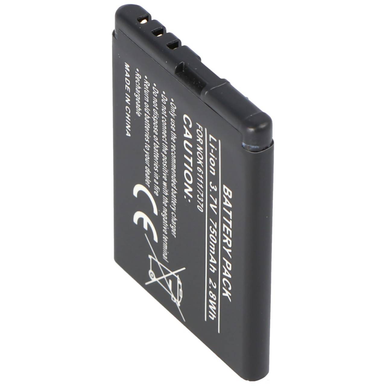 AccuCell Akku passend für Nokia 7370, 550mAh-0