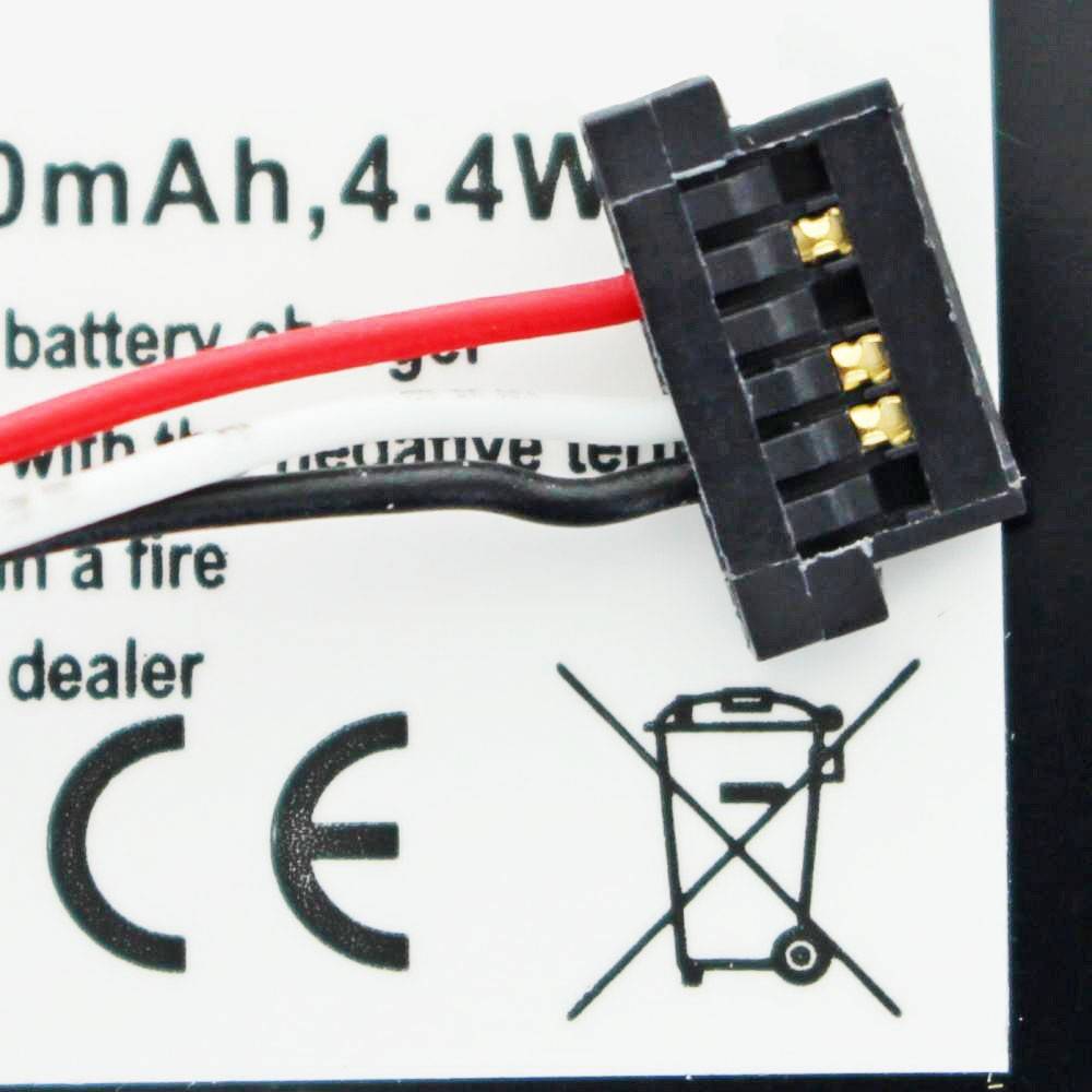 AccuCell Akku passend für Mitac Mio P350, P550, BP-LP1230-3