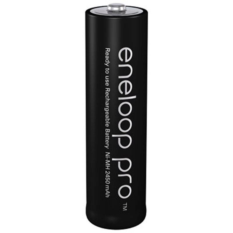 Panasonic eneloop Ladegerät BQ-CC65 inkl. LCD-Display, 4 eneloop Pro AA Mignon, AccuCell Box Blue-4