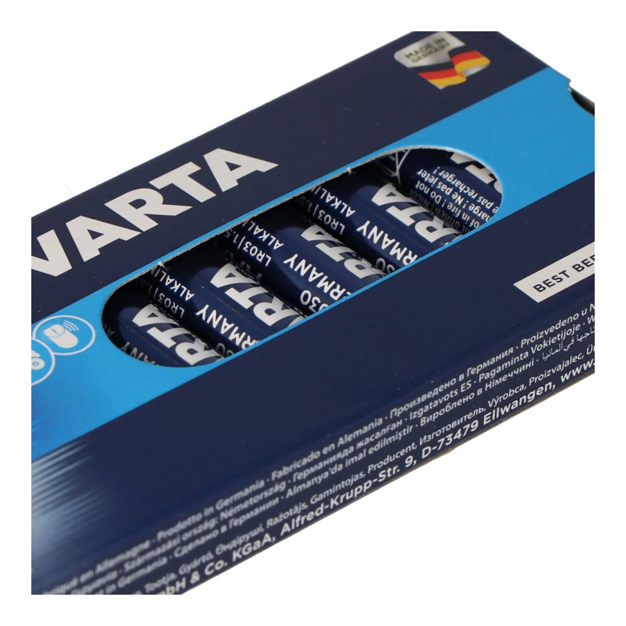 Varta Longlife Power (ehem. High Energy) Micro AAA Batterien 4903 High Energy 10er Box-1