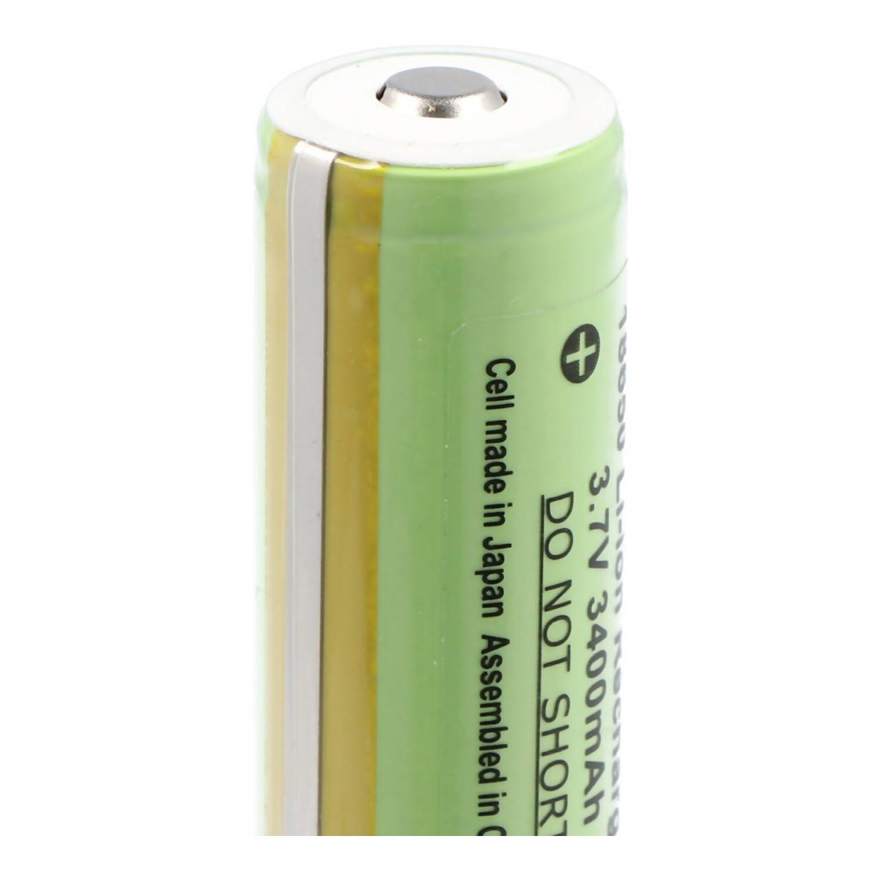 3400mAh Panasonic 18650 Li-Ion Akku mit eigener Schutzschaltung, ca. 69 x 18,61mm beachten-3