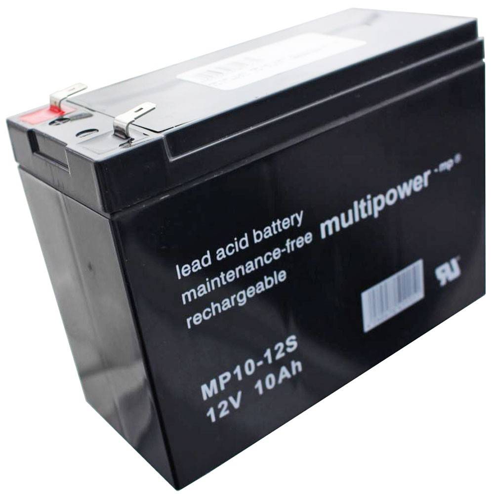 MP10-12S Multipower Blei Akku 12 Volt 10000mAh, 6-FM-10, 12V 10-9AH/20HR-0