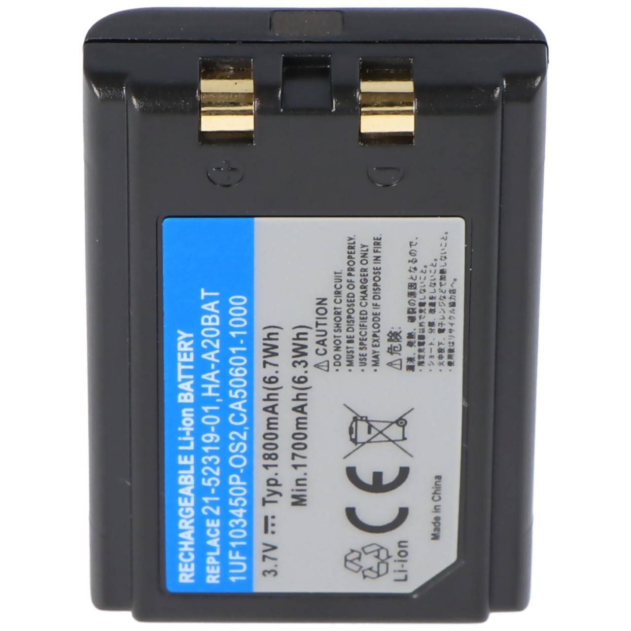 AccuCell Akku passend für Symbol PDT8100, PPT2800, Casio, Chameleon, 1800-2000mAh-3