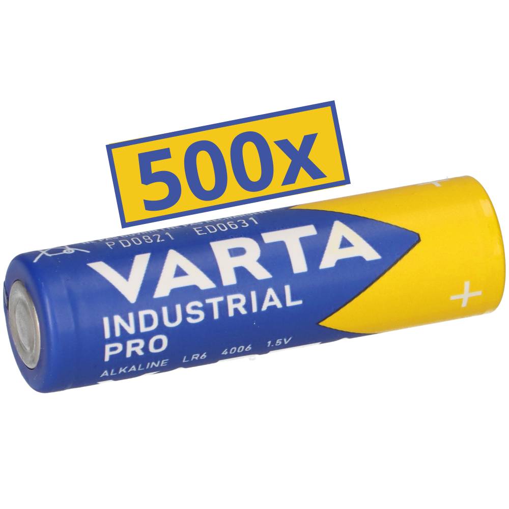 500x VARTA Industrial Pro AA LR6 4006 1,5V – Industrie Vorrat-0