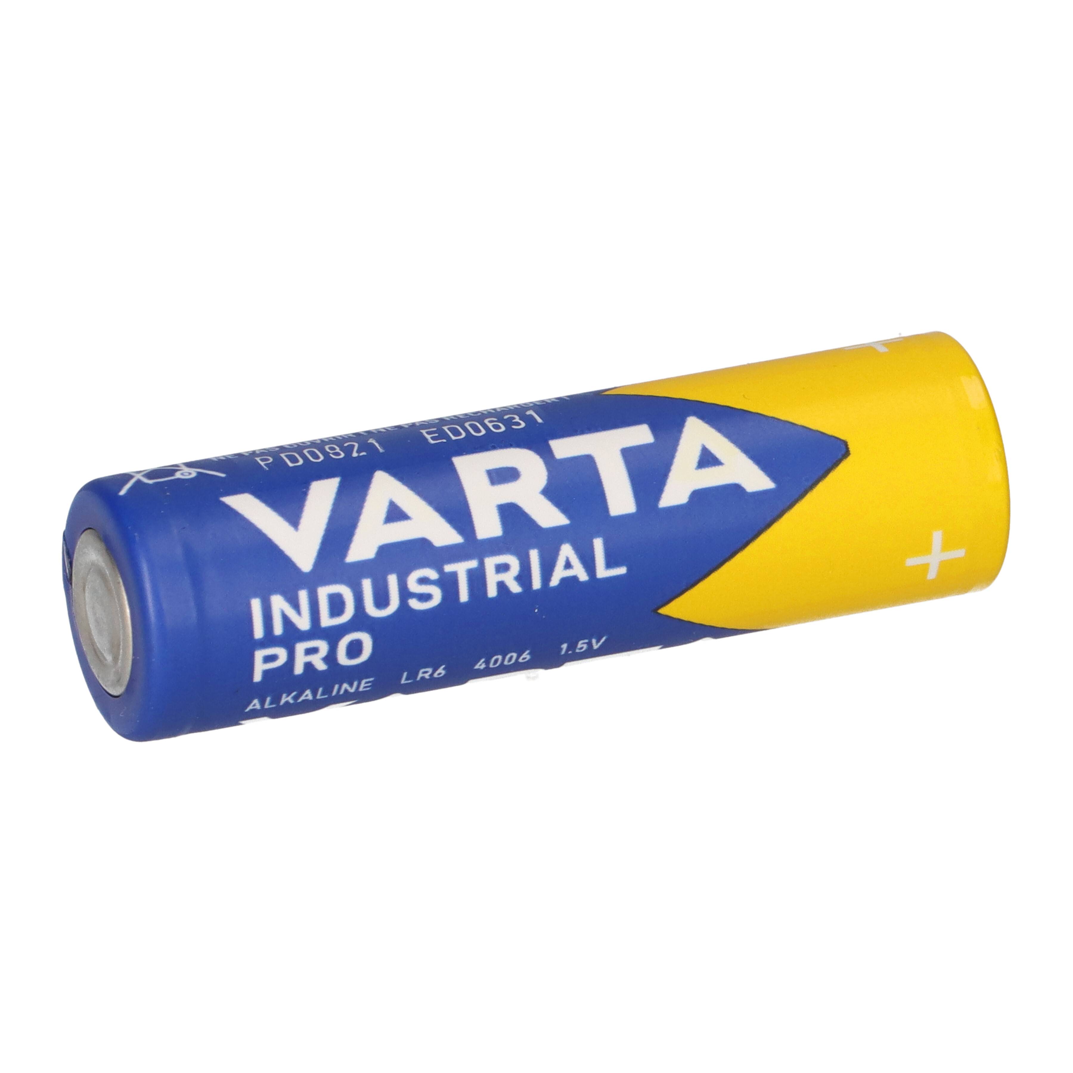 40x VARTA Industrial Pro AA LR6 1,5V Alkaline – Mignon 4006 Vorrat-3